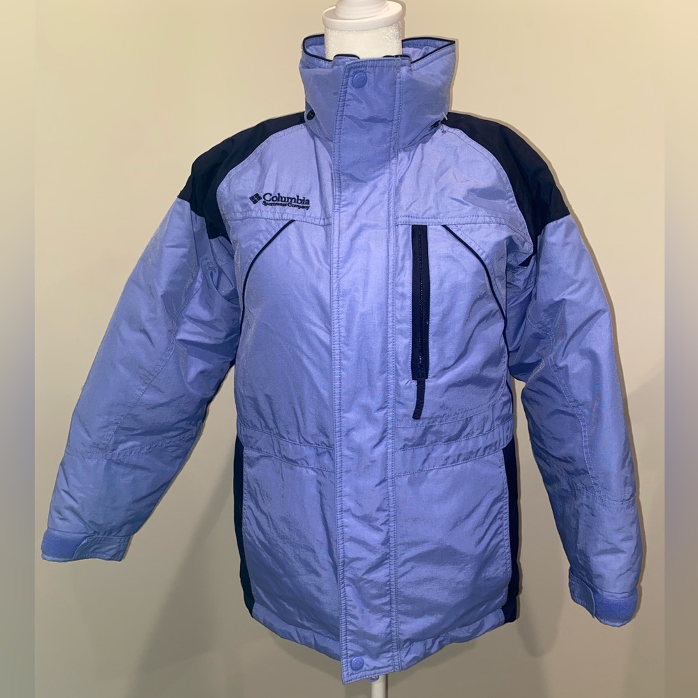 Columbia Sky Blue and Navy Jacket